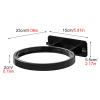 JLXJYS Basketball Rack 2 PC Pieces Wall, Basketball Soccer Storage Rack Sports Equipment Organizer, for School Garage Nursery School Gym Black view 2
