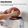 JLXJYS Basketball Rack 2 PC Pieces Wall, Basketball Soccer Storage Rack Sports Equipment Organizer, for School Garage Nursery School Gym Black view 4