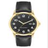 Amazon Essentials Men's Easy to Read 42mm Leather Band Analog Watch view 1
