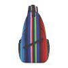 Limkoo Men'S Crossbody Sling Backpack Mexican Serape Blanket Stripes Chest Bags Casual Sport Travel Hiking Daypack view 1