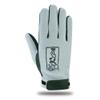 BTR BORN TO RACE Cricket Batting Gloves Full Finger Light Weight Arm/Wrist Guard Protector Baseball Gloves Unisex Design (White/Green, S) view 3