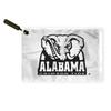 AGAS Alabama Collegiate Plastic Swirler Flag - 12x18 Inch | Big Al White Logo | Single Layered 1 Ply Nylon | Built-in Plastic Swirler Handle Bar | Double Stitched Corners & Double Folded Ends
