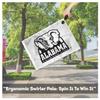 AGAS Alabama Collegiate Plastic Swirler Flag - 12x18 Inch | Big Al White Logo | Single Layered 1 Ply Nylon | Built-in Plastic Swirler Handle Bar | Double Stitched Corners & Double Folded Ends view 3