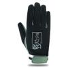 BTR BORN TO RACE Cricket Batting Gloves Full Finger Light Weight Arm/Wrist Guard Protector Baseball Gloves Unisex Design (Black/Green, L) view 3