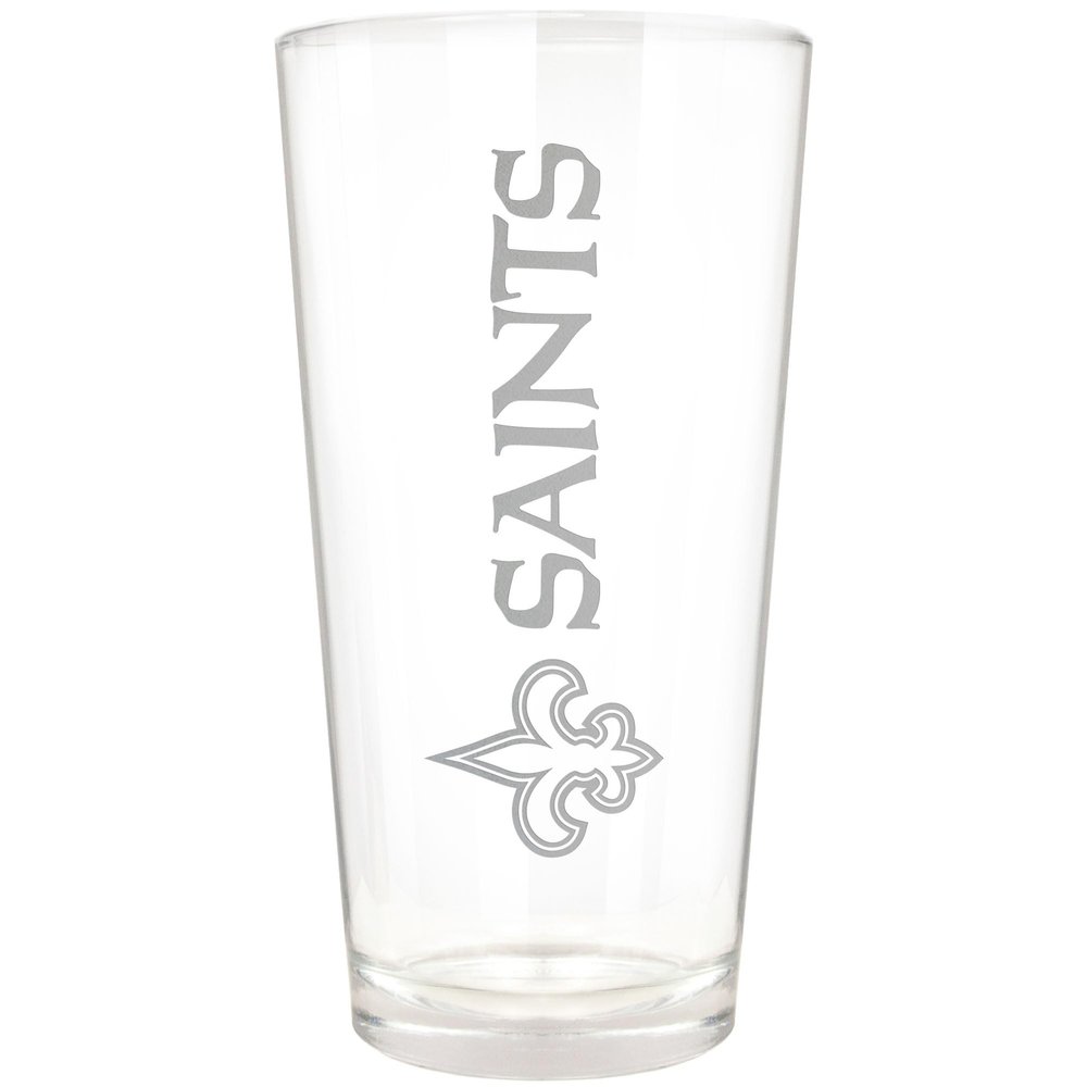 Great American Products New Orleans Saints Etched 16oz. Vertical Rally Cry Pint Glass