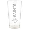 Great American Products New Orleans Saints Etched 16oz. Vertical Rally Cry Pint Glass view 1
