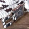 HILASON Horse Roping Lead Rope Riding Poly White & Black 9 Ft Snaps | Barrel Reins Racing Contest Western for Horses Weaver view 2