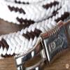 HILASON Horse Roping Lead Rope Riding Poly White & Black 9 Ft Snaps | Barrel Reins Racing Contest Western for Horses Weaver view 3