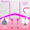 Flybar Maverick Walking Stilts for Kids Ages 5 +, Weights Up to 190 Lbs - Adjustable Foam Handles with Wide Stance Foot Pegs - Fun Outdoor Toys for Girls & Boys view 3