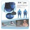 Bum Float - Floating Pants - Hands Free Recreational Floatation Device - Wearable Adult Water Float for Lakes & Pools - Floaty Bottom with Adjustable Straps - Small view 4