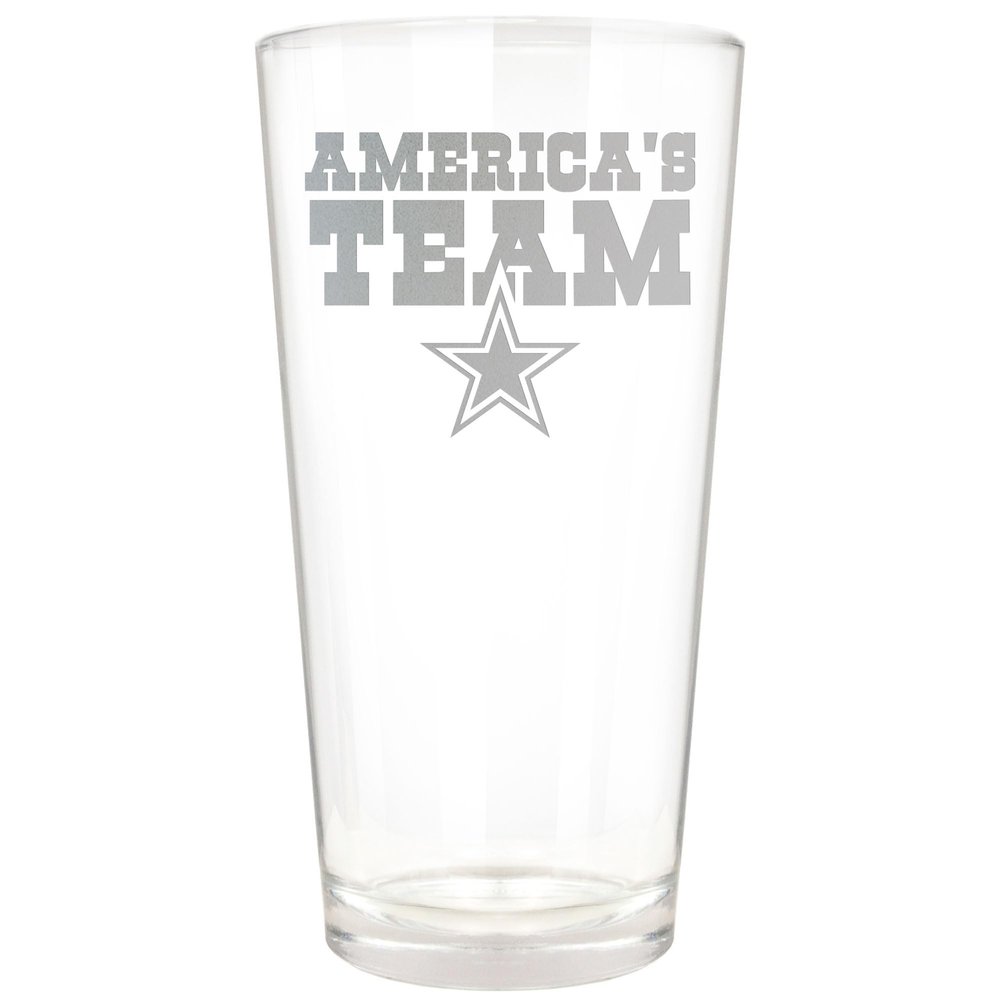 Great American Products Dallas Cowboys Etched 16oz. Rally Cry Pint Glass