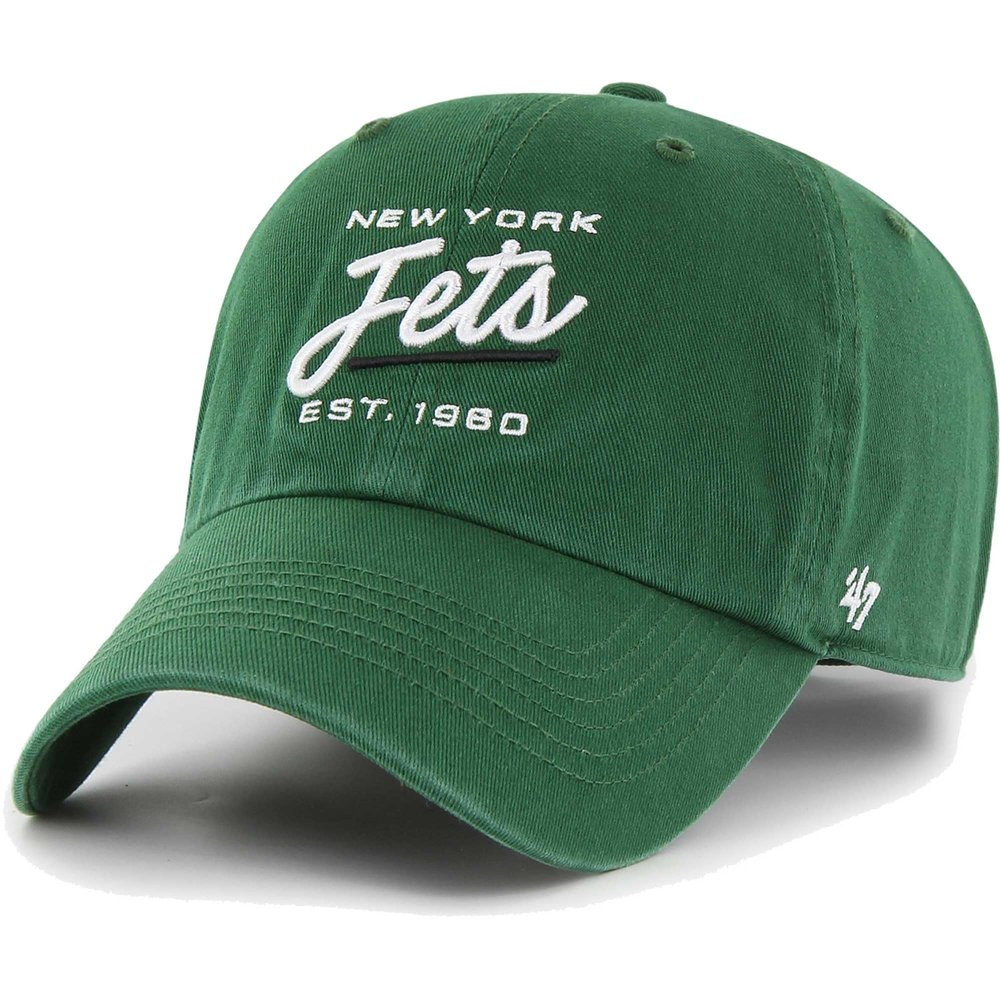 47 Women's Green New York Jets Sidney Clean Up Adjustable Hat