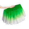 HEARTTOUCH Women Short Silk Belly Dance Fan Veils Hand Made Taichi Kungfu Silk Dancing Fans for Dance Performance (Green,36-50) view 1