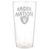 Great American Products Las Vegas Raiders Etched 16oz. Rally Cry Pint Glass view 1