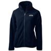 Cutter & Buck Women's College Navy Seattle Seahawks Cascade Eco Sherpa Fleece Full-Zip Jacket view 1
