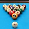 Imperial Kansas City Chiefs vs. Las Vegas Raiders Rivalry Retro Billiard Ball Set view 2