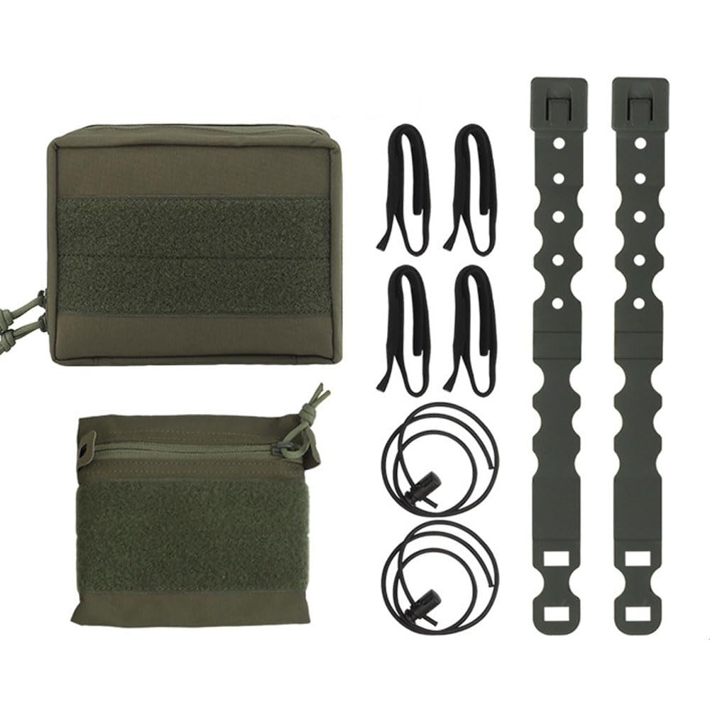 ACEXIER Molle Tactical First Aid Kit Medical Bag Outdoor Hunting Camping Survival Emergency Tool Attacker Medical Bag Military Pouch (Green)