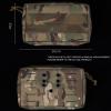 ACEXIER Molle Tactical First Aid Kit Medical Bag Outdoor Hunting Camping Survival Emergency Tool Attacker Medical Bag Military Pouch (Green) view 3