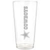 Great American Products Dallas Cowboys Etched 16oz. Vertical Rally Cry Pint Glass view 1