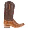 Vaccari Men's James Hand-Corded Top University of Oklahoma Sooners Embroidery Antique Tan Gator Belly Leather Narrow Square Toe Cowboy Boots - 9 EE view 3