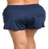 24th & Ocean Women's Solid Front Tie Swim Short Bikini Swimsuit Bottom, Midnight//Solids, 22 view 2