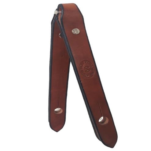 Double Diamond Halter Co. Inc #4500 Dark Burgundy Western Leather Slobber Straps