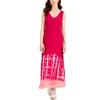 Style & Co. Women's Tie Dyed Sleeveless Maxi Dress Pink Size Large view 1