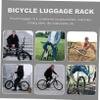 1pc Aluminum Alloy Rear Rack for Bike Sturdy Cargo Holder for Mountain Road Folding Bikes Heavy Duty Storage Rack Fits Models view 2