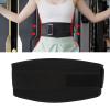 Waist Compression Brace, Black, Adjustable Lumbar Support Belt with Reinforced Metal Buckle, EVA and Nylon, for Male, M view 3
