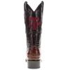 Vaccari Men's James Hand-Corded Top Texas A&M Embroidery Mocha Gator Belly Leather Narrow Square Toe Cowboy Boots - 10.5 EE view 4