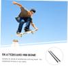 INOOMP 6pcs Professional -Collision Skateboard Rib Bone Rails Plastic Strips for Enhanced and Stability Easy Installation Wear-Resistant Design for Skateboard Decks view 2