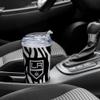 Rico Industries NHL Hockey Los Angeles Kings Zebra Stripes 24oz Acrylic Glitter Tumbler with Hinged Lid, Officially Licensed Double Wall Tumbler with Straw view 4