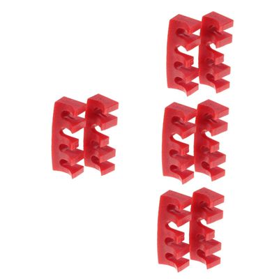 INOOMP 8pcs Tennis Racket Stringing Machine Accessories Load Spreader Adaptor for Racket Stringing Protection