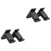 INOOMP 2pairs Wall-Mounted Bow Rack Elegant Display Hangers for Bows Easy Installation Adhesive Design Protective Sponge Pads for Home and Hunting Collectors