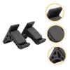 INOOMP 2pairs Wall-Mounted Bow Rack Elegant Display Hangers for Bows Easy Installation Adhesive Design Protective Sponge Pads for Home and Hunting Collectors view 4