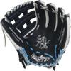 Rawlings | HEART OF THE HIDE Fastpitch Softball Glove | Right Hand Throw | 11.75" - Pro H-Web | Navy/White view 3