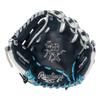Rawlings | HEART OF THE HIDE Fastpitch Softball Glove | Right Hand Throw | 11.75" - Pro H-Web | Navy/White view 4