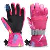 Odtmger Ski Gloves,Snow Gloves Waterproof Winter Warm Cold Weather Touchscreen Gloves for Parent& Child Kids Skiing,Snowboarding view 1