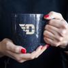 Rico Industries NCAA Dayton Flyers Primary 16 oz Team Color Laser Engraved Speckled Ceramic Coffee Mug view 4