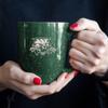 Rico Industries NCAA Ohio Bobcats Primary 16 oz Team Color Laser Engraved Speckled Ceramic Coffee Mug view 4