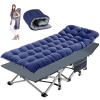 Barbella Folding Camping Cot, Folding Cot Camping Cots for Adults, Portable Sleeping Cot with Mattress Foldable Outdoor Bed Camp Cots Guest Bed with Carry Bag for Home, Office & Outdoor Use