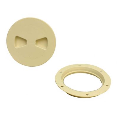 TH Marine Boat Deck Plate 238071 | Low Profile Twist Out 4 Inch
