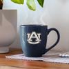 Rico Industries NCAA Auburn Tigers Primary 16 oz Team Color Laser Engraved Speckled Ceramic Coffee Mug view 2
