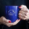 Rico Industries NCAA Boise State Broncos Primary 16 oz Team Color Laser Engraved Speckled Ceramic Coffee Mug view 4