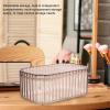 ANZAGA Makeup Storage,Jewelry Box Makeup Case Organizer - Portable Jewelry Display Case 3 Layer Stackable Case for Women Necklaces Rings Watches Bracelets view 2
