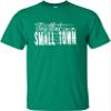 XX-Large Kelly Green Mens USA American Flag Try That in A Small Town T-Shirt view 1