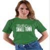 XX-Large Kelly Green Mens USA American Flag Try That in A Small Town T-Shirt view 3