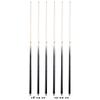 OKKO 1-Piece Pool Billiard House Bar Cue Sticks 57, Glue-On Tip, Pack of 6 (18-20 oz) view 1