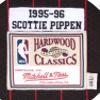 Mitchell & Ness NBA Authentic Jersey Chicago Bulls 1995 Scottie Pippen (as1, Alpha, m, Regular, Regular) Black view 3