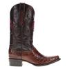 Vaccari Men's James Hand-Corded Top Texas A&M Embroidery Mocha Gator Belly Leather Narrow Square Toe Cowboy Boots - 12 EE view 3